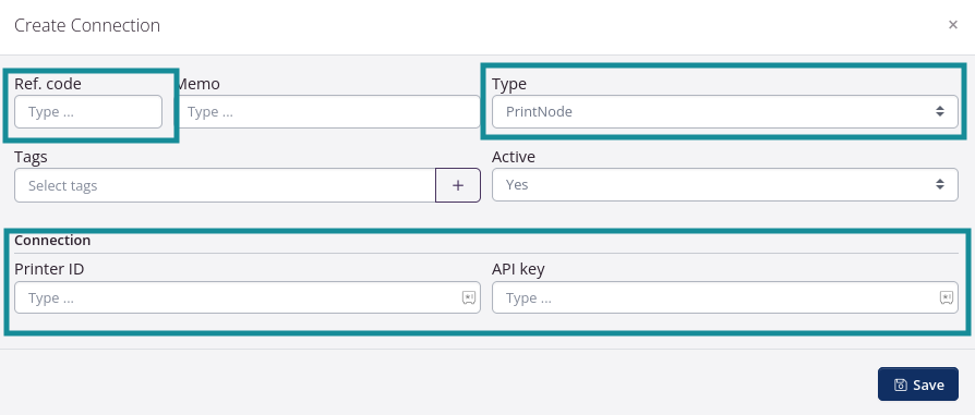 PrintNode configuration