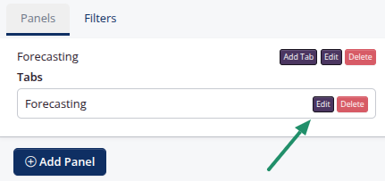 Edit Panel Button